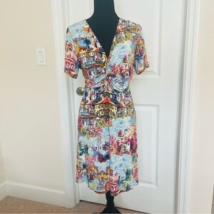 Johnny Was Janie Twist Front Swing Dress